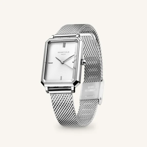 Rosefield Octagon XS Mesh Silver New