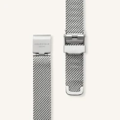 Rosefield Octagon XS Mesh Silver New