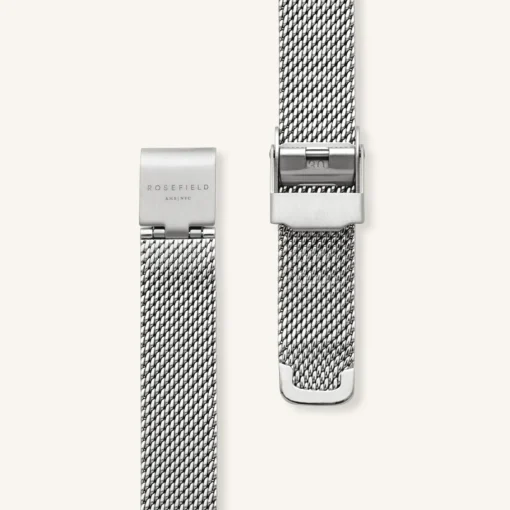 Rosefield Octagon XS Mesh Silver New