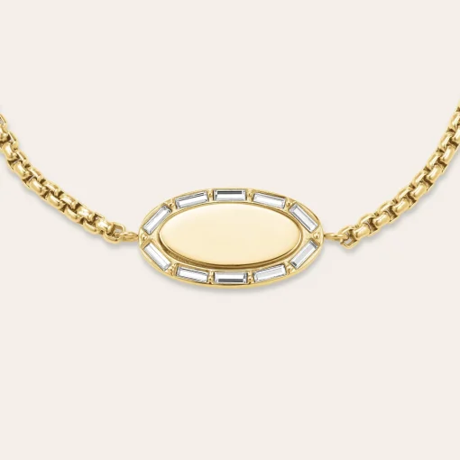 Rosefield Oval Baguette Bracelet Clearance