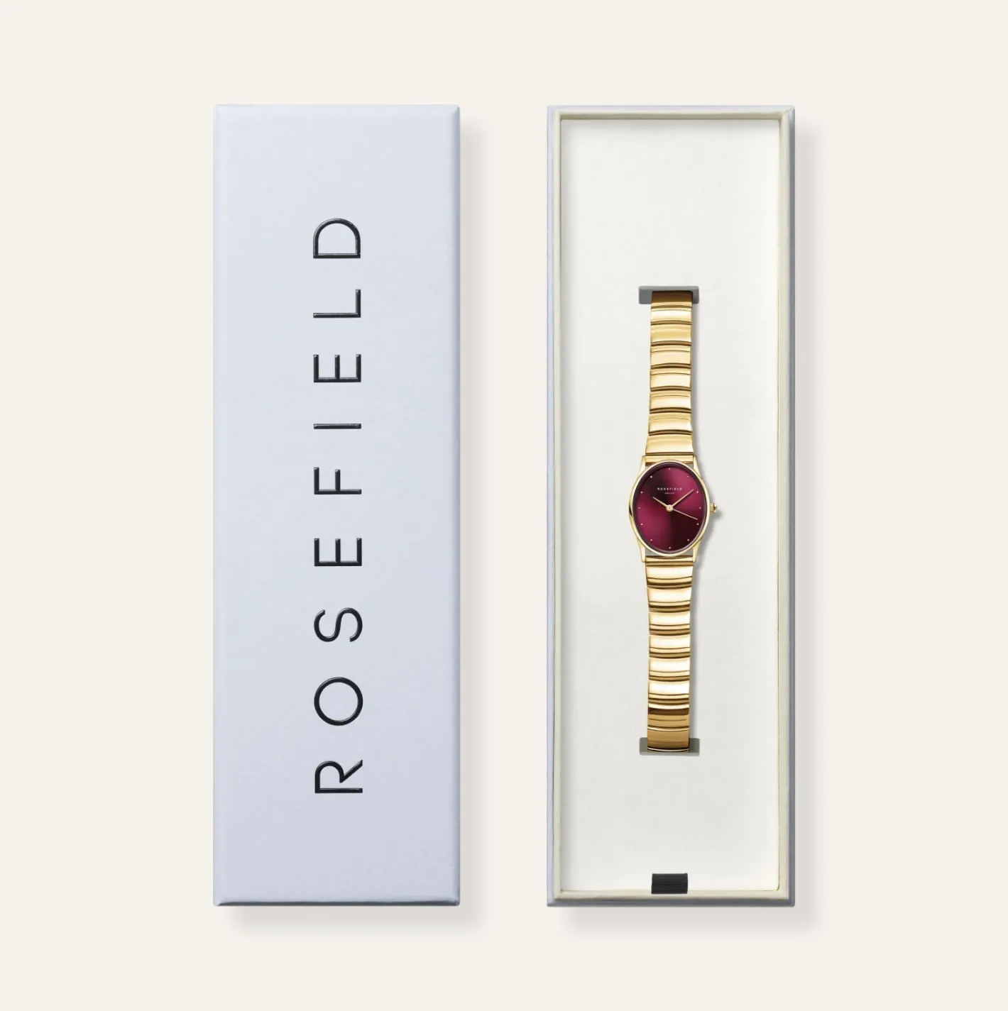 Rosefield Oval Burgundy Outlet
