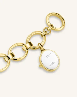 Rosefield Oval Charm Chain Gold Clearance
