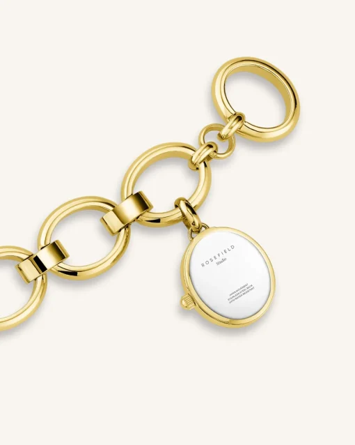 Rosefield Oval Charm Chain Gold Clearance