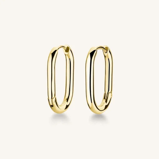 Rosefield Oval Hoops Gold Discount