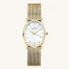 Rosefield Oval Pearl Gold Mesh Discount