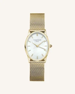 Rosefield Oval Pearl Gold Mesh Discount