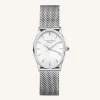 Rosefield Oval Pearl Silver Mesh Outlet