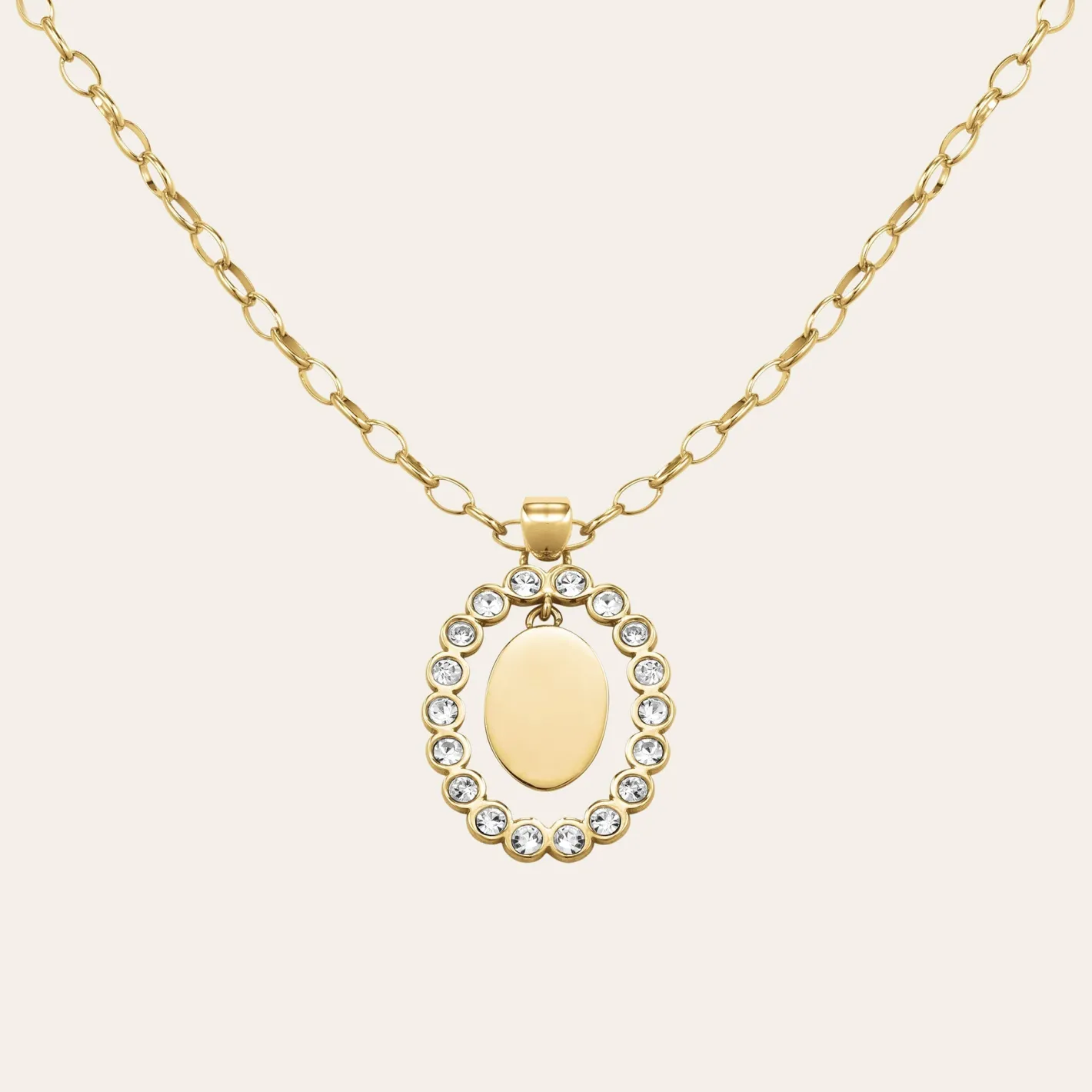 Rosefield Oval Pendant Necklace Clearance