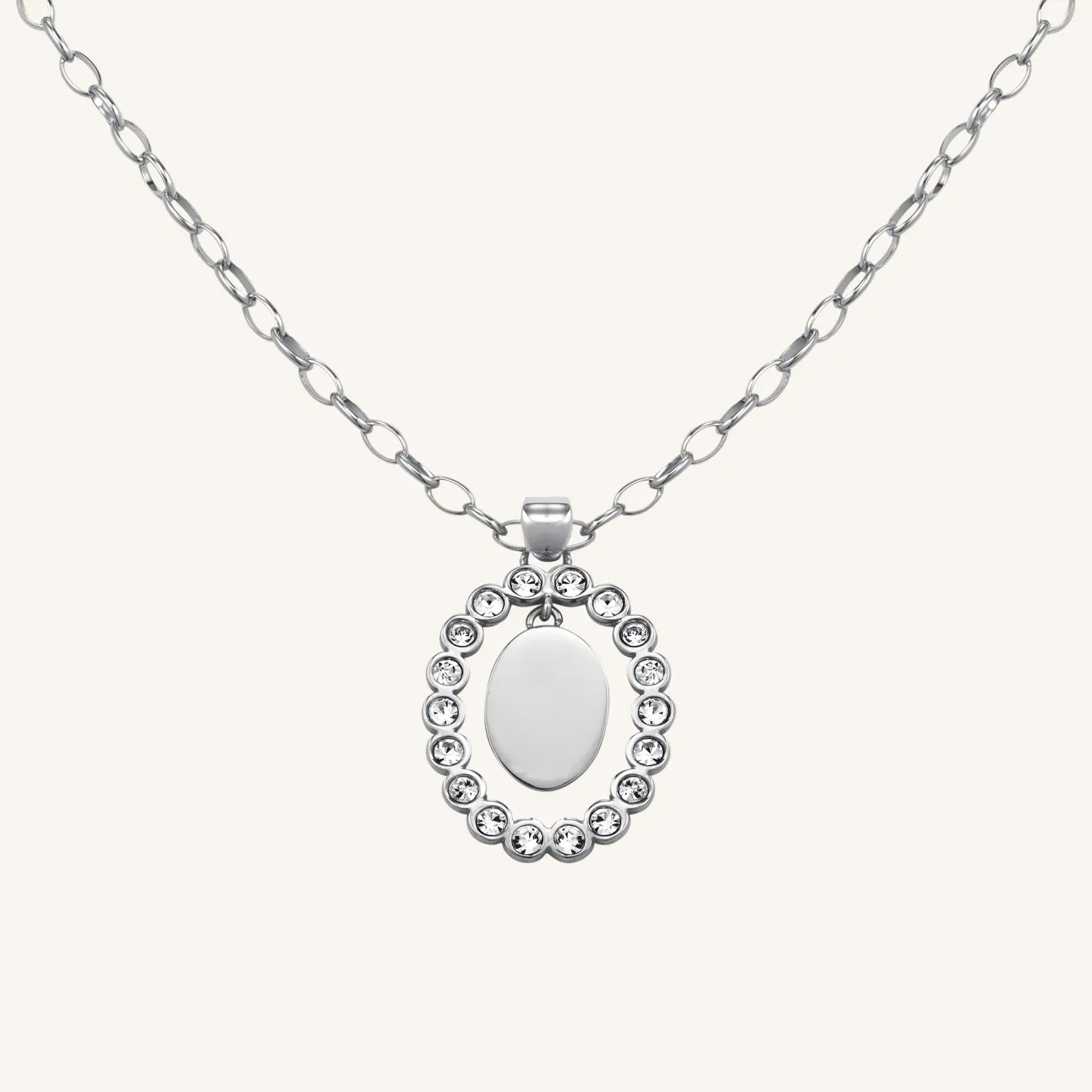 Rosefield Oval Pendant Necklace Clearance