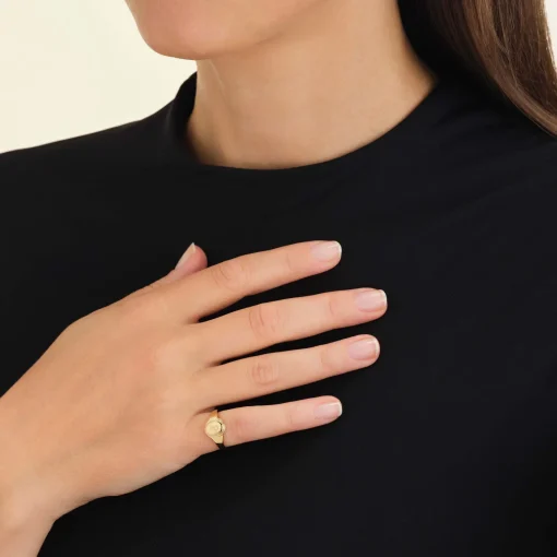 Rosefield Oval Pinky Ring New