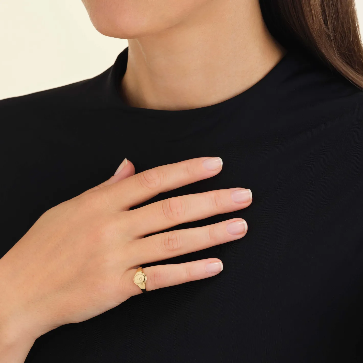 Rosefield Oval Pinky Ring New