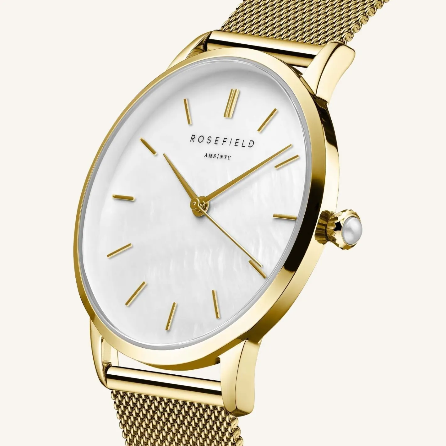 Rosefield Pearl Edit Mesh Gold Fashion