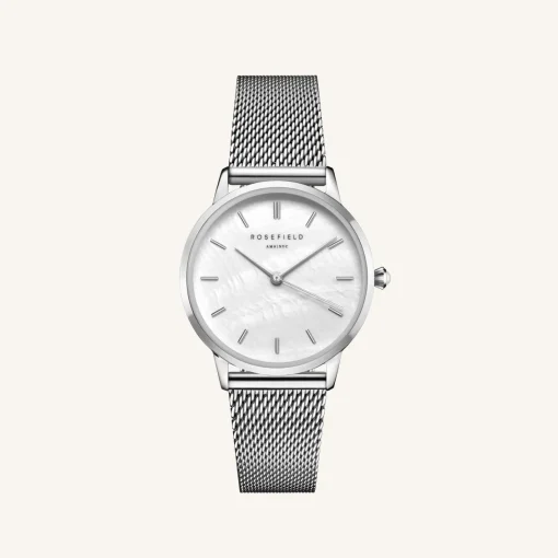 Rosefield Pearl Edit Mesh Silver Fashion
