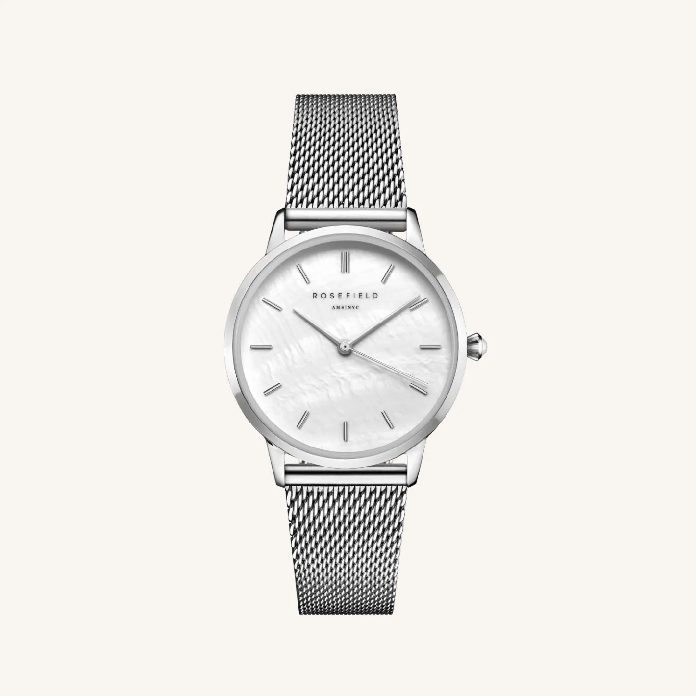 Rosefield Pearl Edit Mesh Silver Fashion