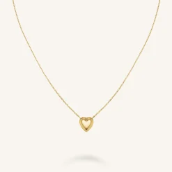 Rosefield Puffy Heart Necklace Sale