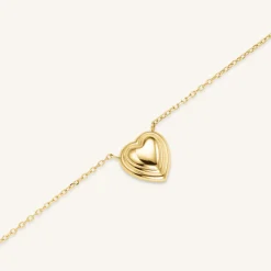 Rosefield Puffy Heart Necklace Sale