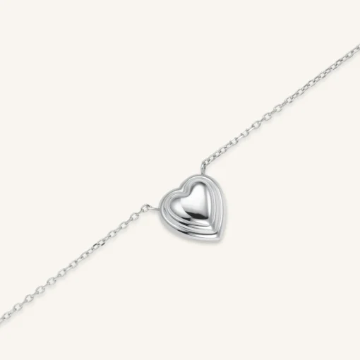 Rosefield Puffy Heart Necklace Sale