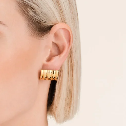 Rosefield Ribbed Earrings Online