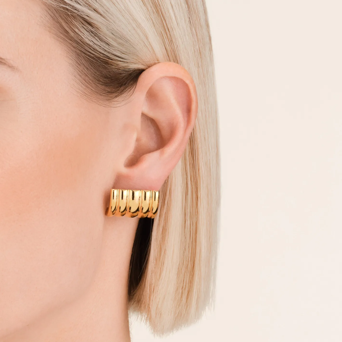Rosefield Ribbed Earrings Online
