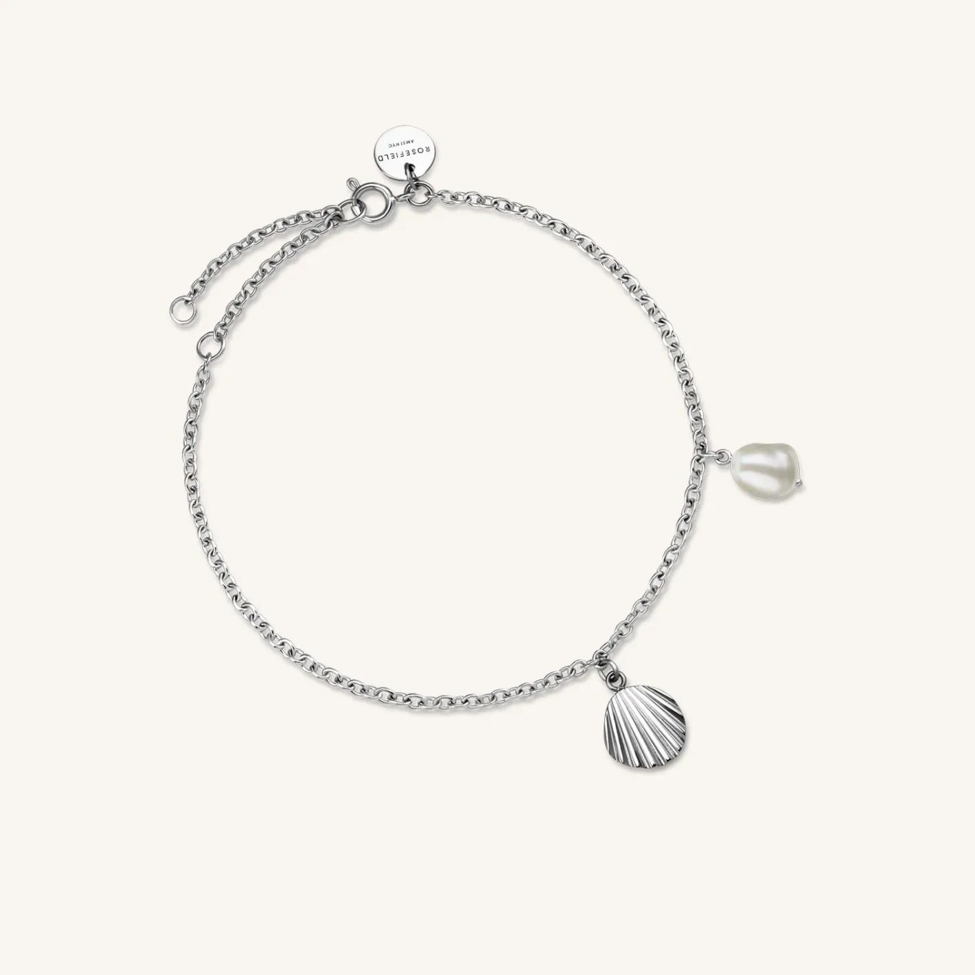 Rosefield Shell and pearl bracelet Outlet
