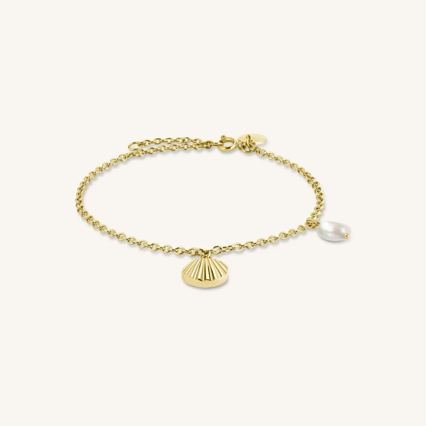 Rosefield Shell and pearl bracelet Outlet