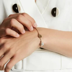 Rosefield Shell and pearl bracelet Outlet