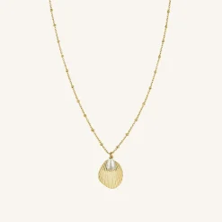 Rosefield Shell and pearl necklace Clearance