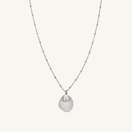 Rosefield Shell and pearl necklace Clearance