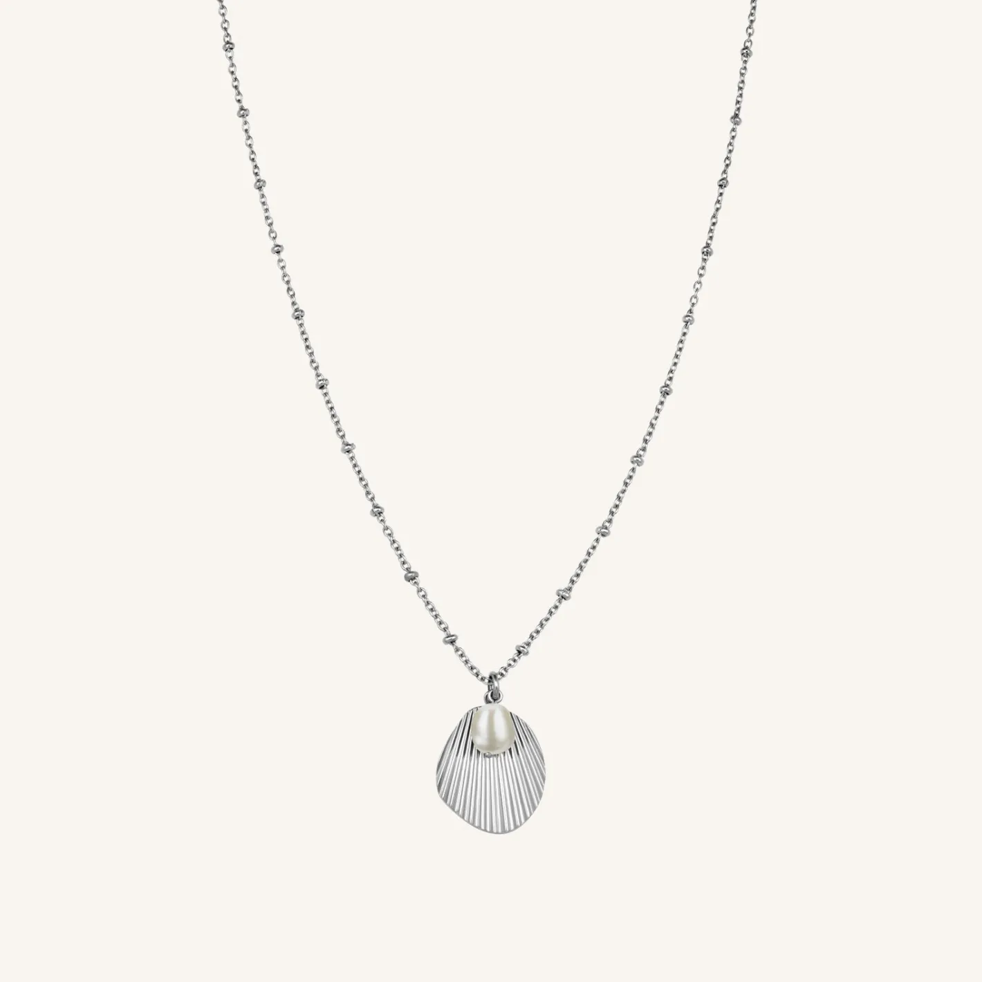 Rosefield Shell and pearl necklace Clearance