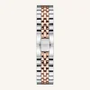 Rosefield Silver Rose gold Strap Outlet