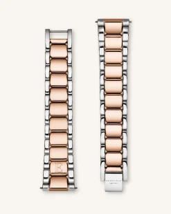 Rosefield Silver-Rose Gold Strap Personalized New