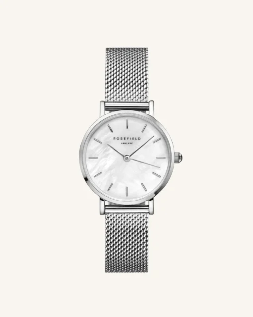 Rosefield Small Edit Pearl Silver Outlet