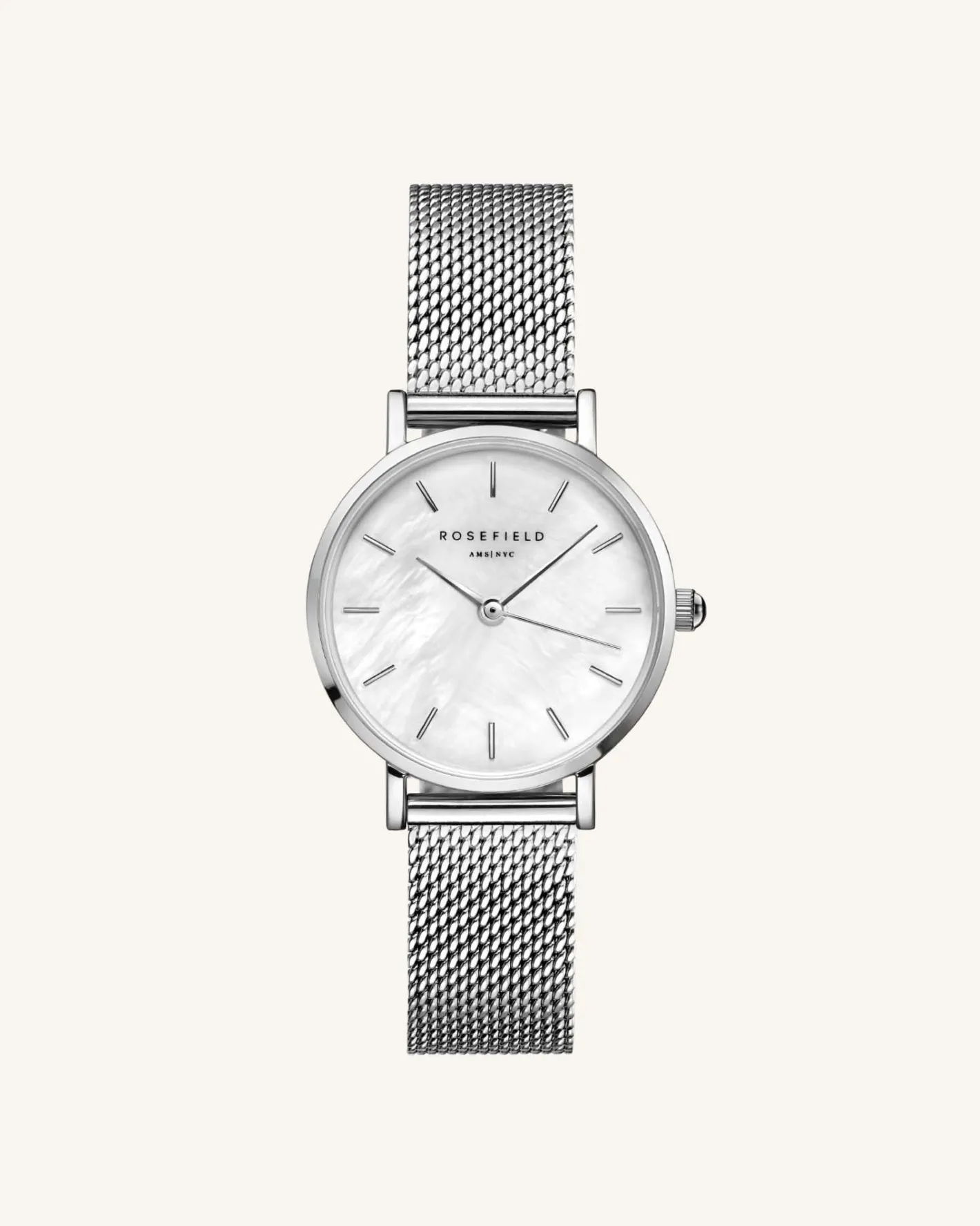 Rosefield Small Edit Pearl Silver Outlet
