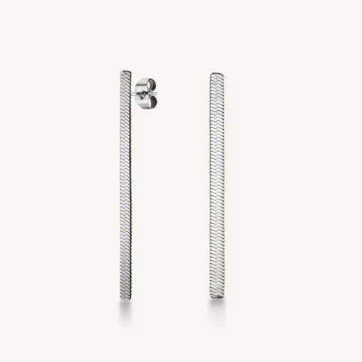 Rosefield Snake Earrings Silver Best