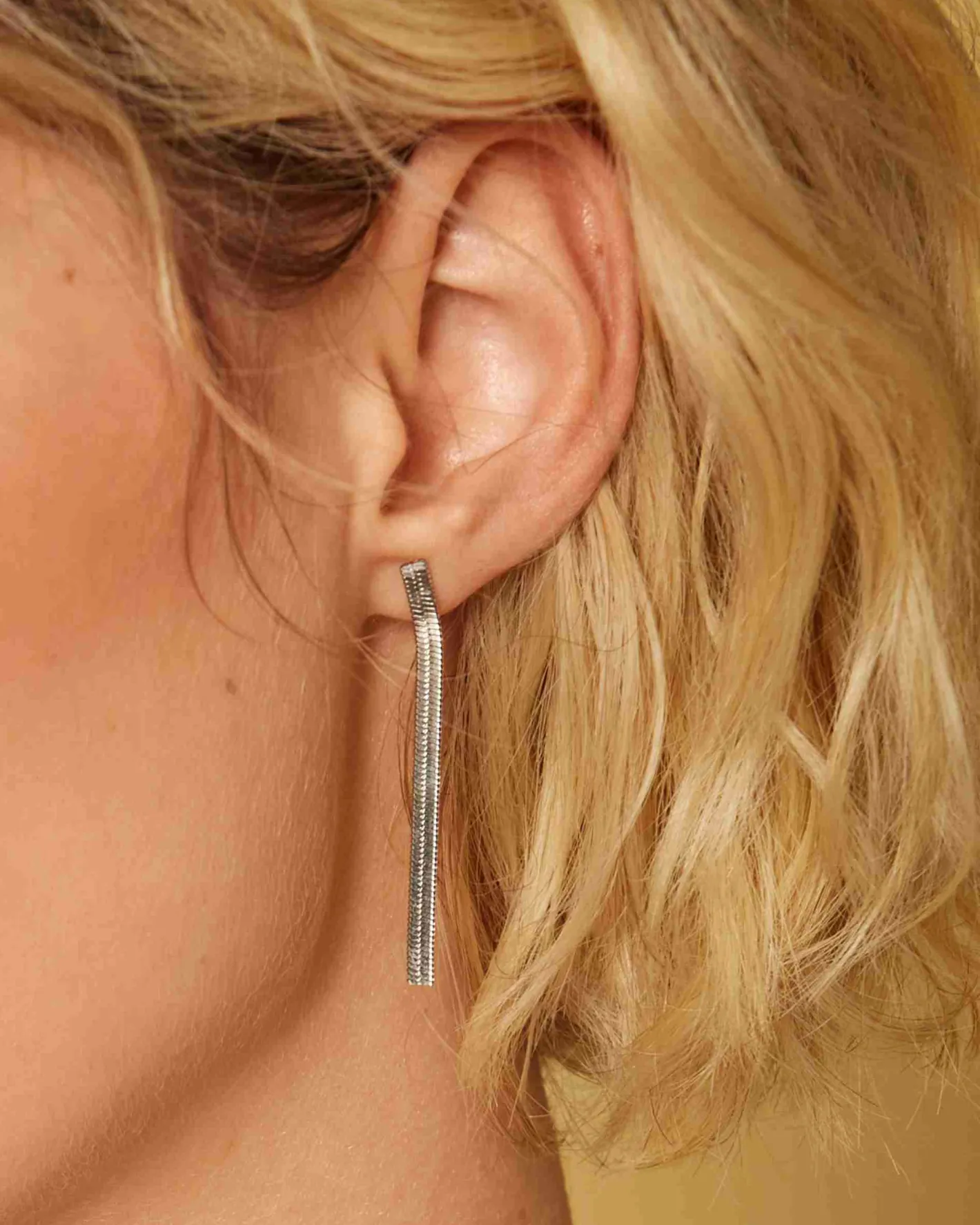 Rosefield Snake Earrings Silver Best