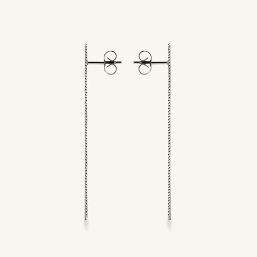 Rosefield Snake Earrings Silver Best