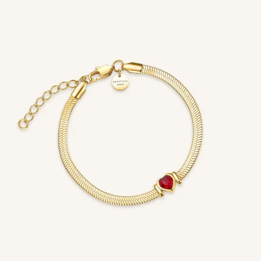Rosefield Snake Heart Bracelet New