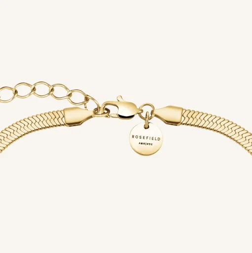 Rosefield Snake Heart Choker New