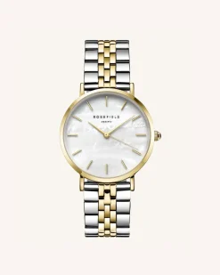 Rosefield Steel Silver Gold Strap Clearance