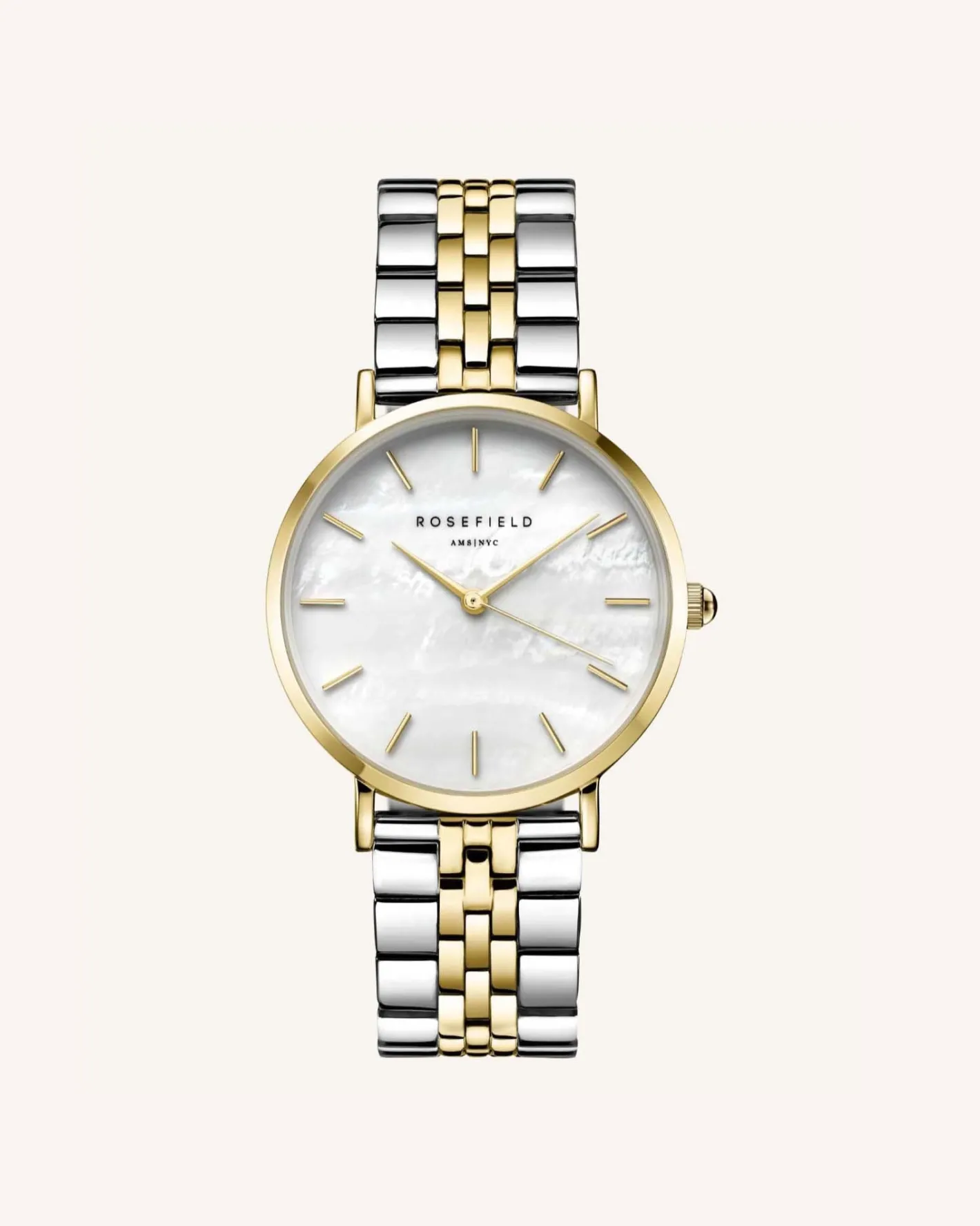 Rosefield Steel Silver Gold Strap Clearance