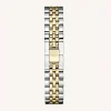 Rosefield Steel Silver Gold Tapered Strap Discount