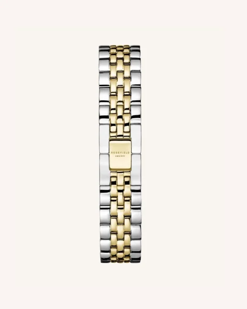 Rosefield Steel Silver Gold Tapered Strap Discount