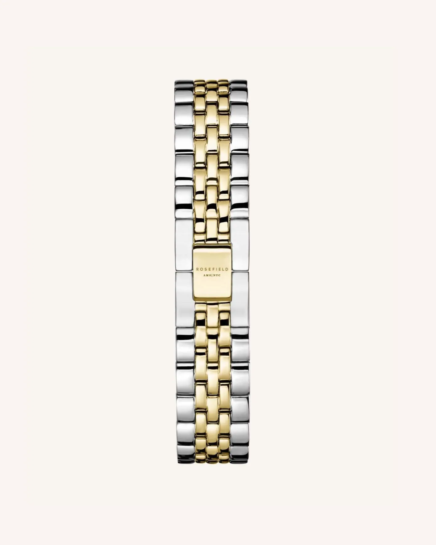 Rosefield Steel Silver Gold Tapered Strap Discount