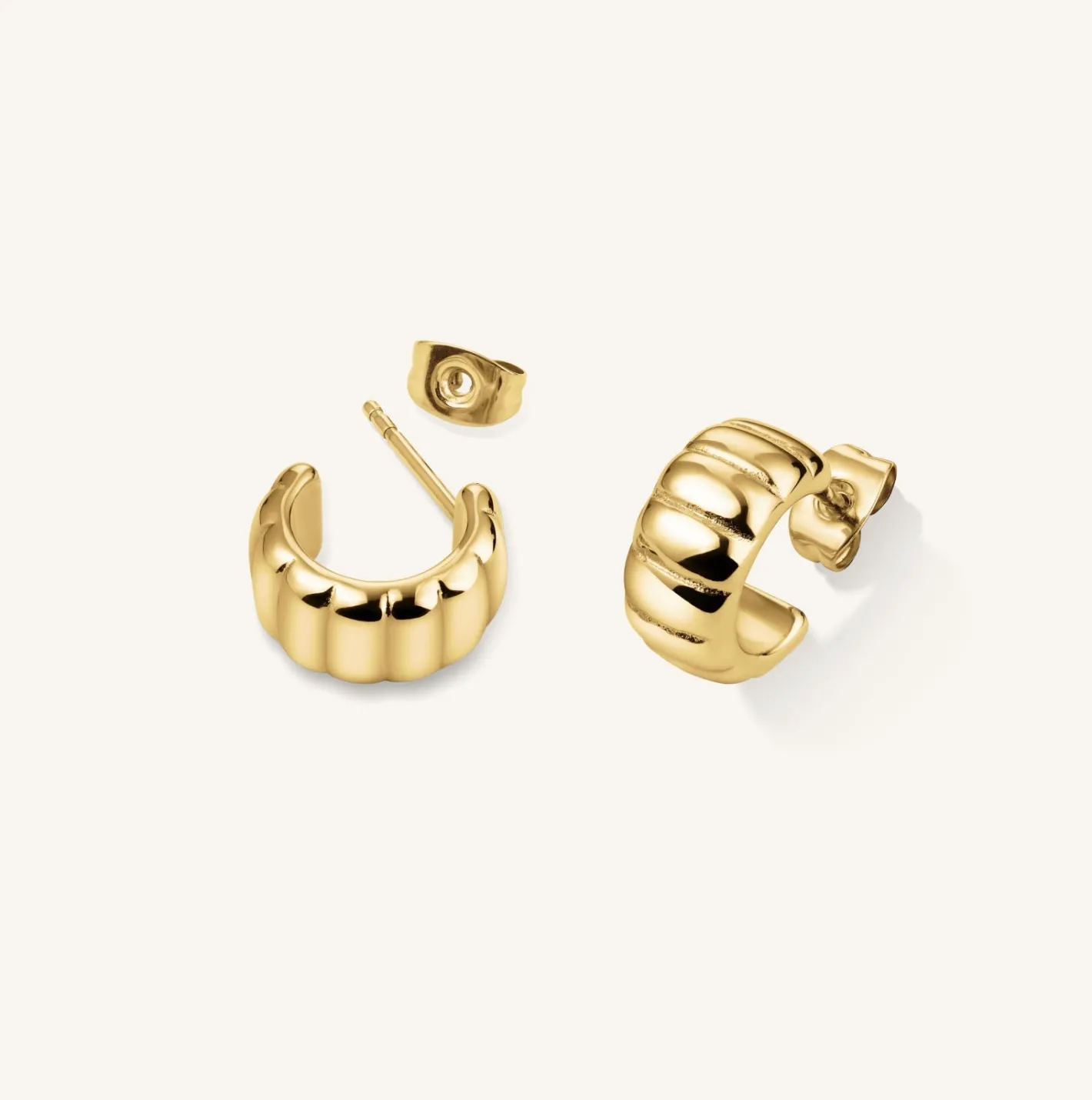 Rosefield Stripe Hoops Clearance