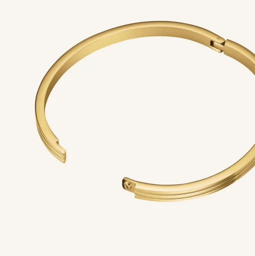 Rosefield Striped Crystals Bangle Discount