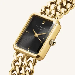 Rosefield Studio Double Chain Black Gold Best