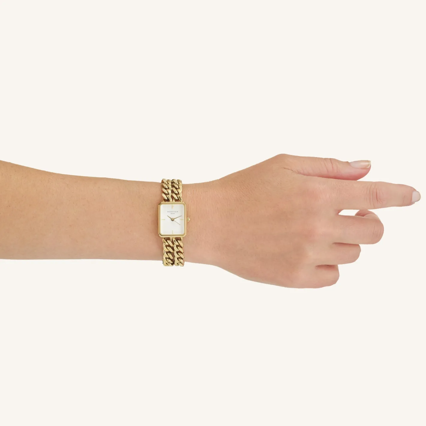 Rosefield Studio Double Chain Gold Discount