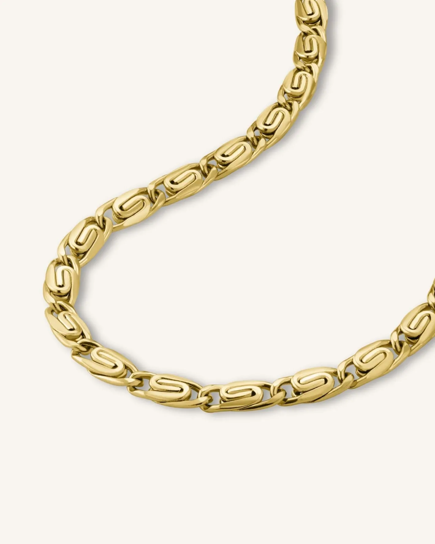 Rosefield Swirl Bracelet Gold Hot
