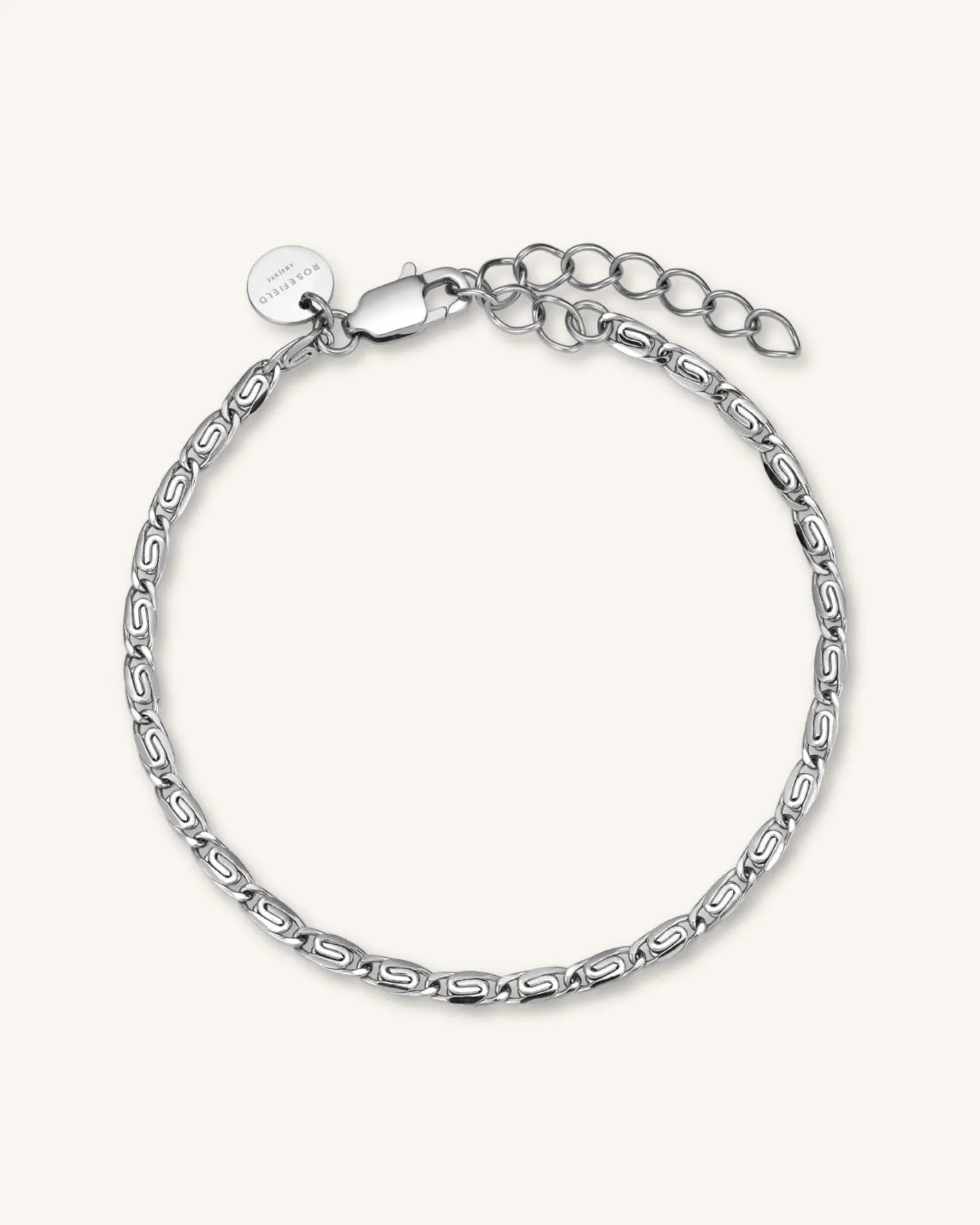 Rosefield Swirl Bracelet Silver Online