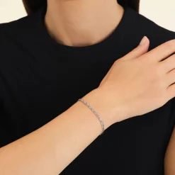 Rosefield Swirl Bracelet Silver Online